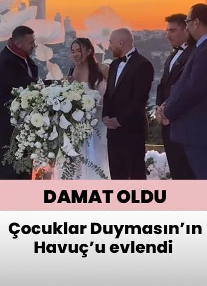 Çocuklar Duymasın'ın Havuç'u Furkan Kızılay evlendi!