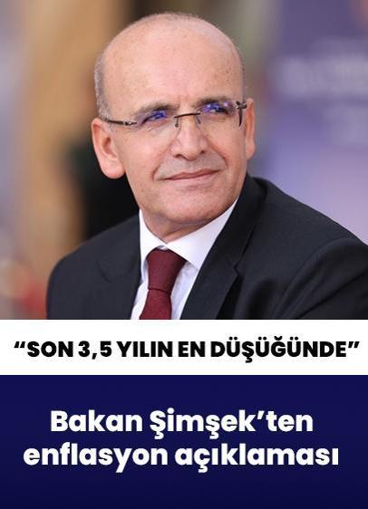 Bakan Şimşek'ten enflasyon vurgusu...