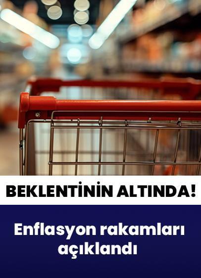 Enflasyon rakamları açıklandı!