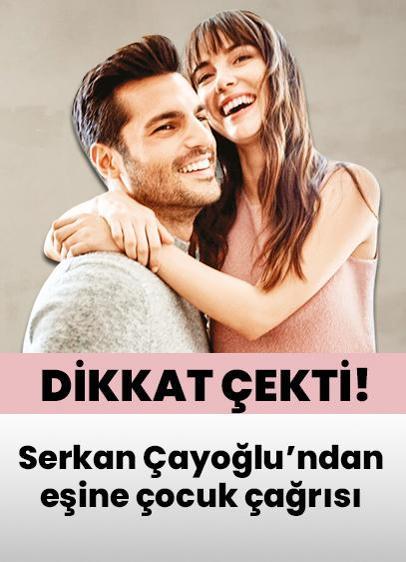 Serkan Çayoğlu'ndan Özge Gürel'e çocuk çağrısı
