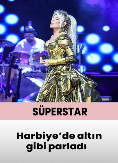 Harbiye'de altın gibi parladı