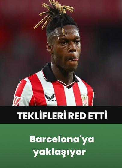 Nico Williams, Arsenal ve Bayern Munich'i reddetti, Barcelona ile anlaşmaya yakın