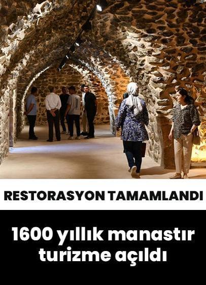 1600 yıllık Mor Kiryakus Manastırı turizme açıldı