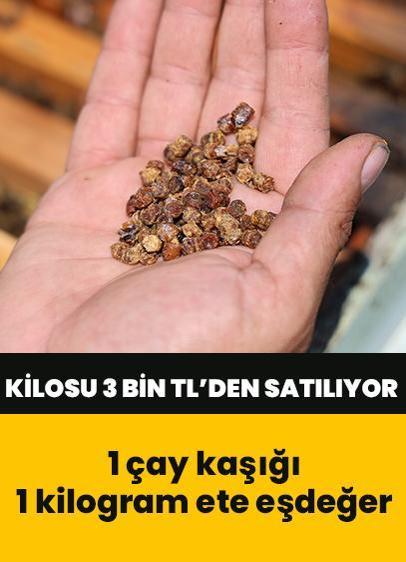 1 çay kaşığı 1 kilogram ete eşdeğer... Kilosu 3 bin TL'den satılıyor!