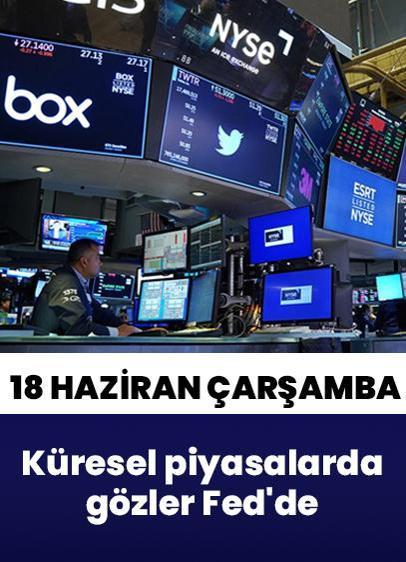 Küresel piyasalarda gözler Fed'e çevrildi