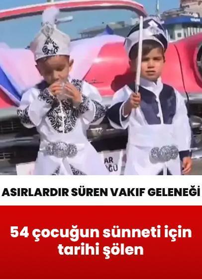 Tarihi sünnet geleneği bu yıl da yerine getirildi