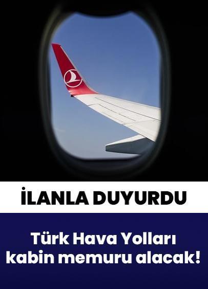 Türk Hava Yolları (THY) kabin memuru alacak