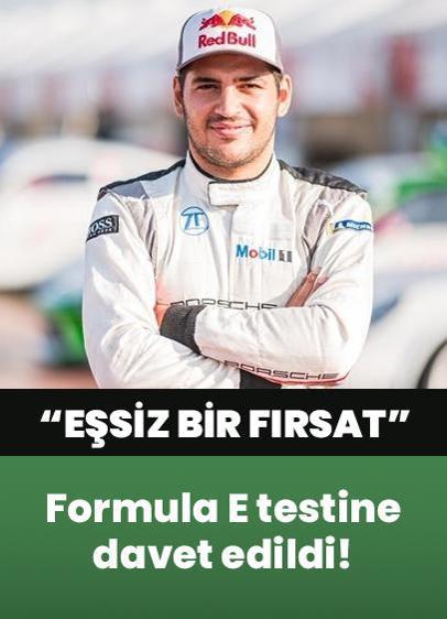 Formula E testine davet edildi! "Benim için eşsiz bir fırsat"