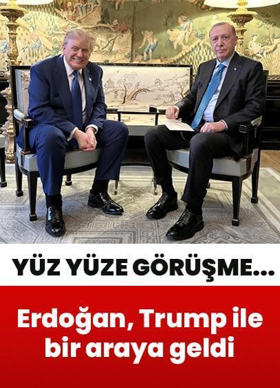 Cumhurbaşkanı Erdoğan, ABD Başkanı Trump ile bir araya geldi