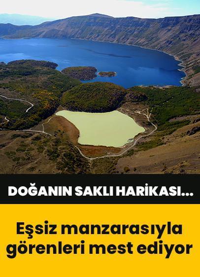 Kartpostalları aratmıyor.... Nemrut Krateri eşsiz manzarasıyla görenleri hayran bırakıyor