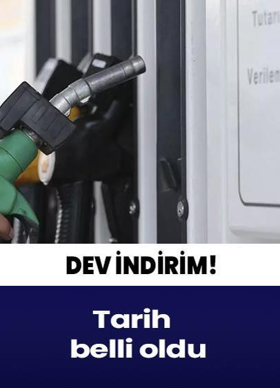 Motorin ve benzine dev indirim!