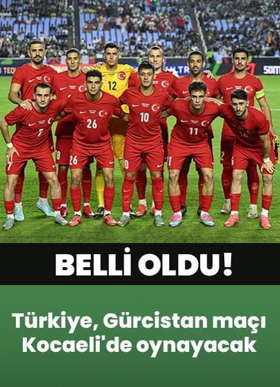 Türkiye, Gürcistan maçı Kocaeli'de oynayacak