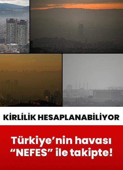 Türkiye'nin havası "NEFES" ile 3 boyutlu takipte! Kirlilik seviyesini hesaplayabiliyor