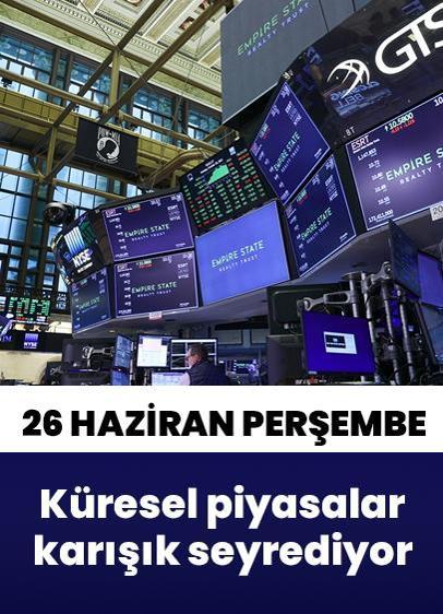 Küresel piyasalar karışık seyrediyor