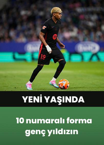 Barcelona'nın yeni 10 numarası: Lamine Yamal!