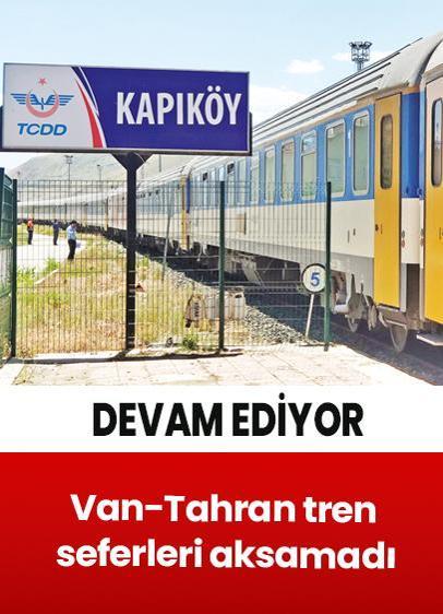 Van-Tahran tren seferleri aksamadı