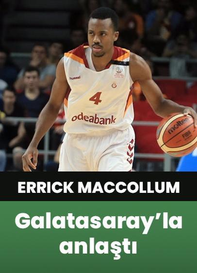 Galatasaray MCT, Errick McCollum ile 1+1 yıllık sözleşme imzaladı!