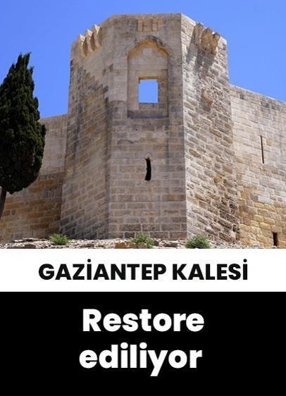 Gaziantep Kalesi'nde restorasyon çalışmaları sürüyor!