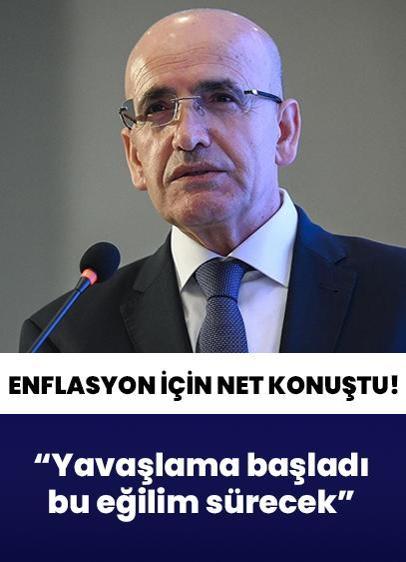 Bakan Şimşek: Enflasyonda belirgin yavaşlama başladı, bu eğilim sürecek