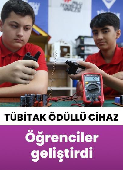 Sakarya'da öğrenciler, TÜBİTAK ödüllü elektromanyetik cihaz geliştirdi!