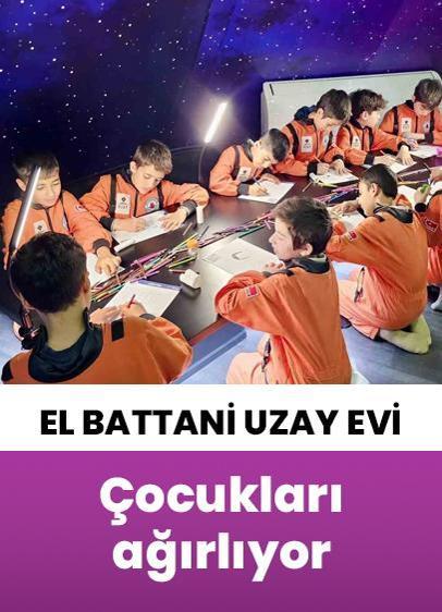 Çocuklar, El Battani Uzay Evi'nde uzayın derinliklerini keşfediyor!