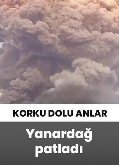Lewotobi Laki-Laki Yanardağı'nda meydana gelen patlama korku dolu anlar yaşattı!