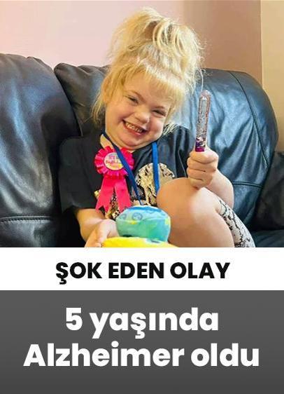 İngiltere'de şok eden olay! 5 yaşında Alzheimer'a yakalandı