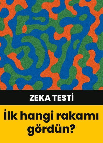 Zeka testi: İlk hangi rakamı gördün? 5 mi 7 mi? İlk gördüğün rakam başarını söylüyor