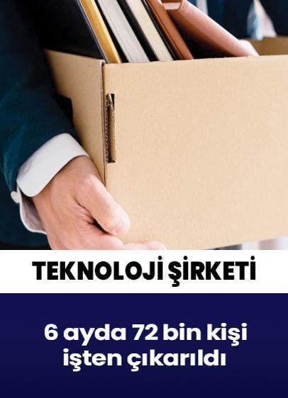 6 ayda 72 bin kişi işten çıkarıldı
