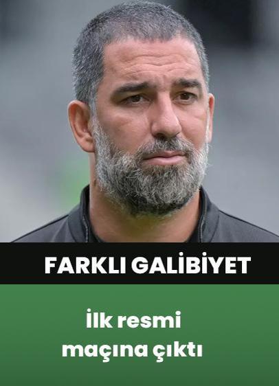 Arda Turan'dan ilk maçında farklı galibiyet