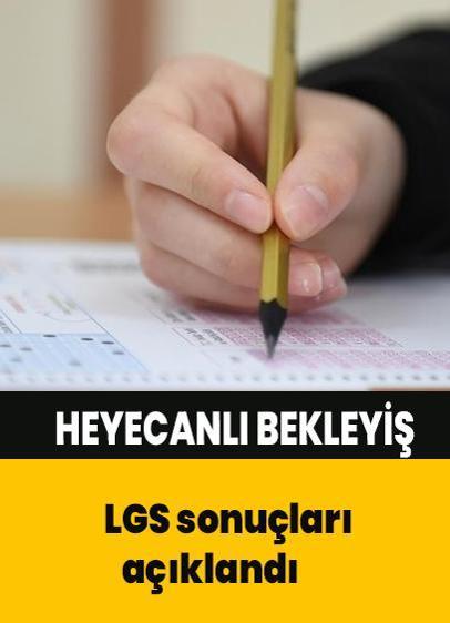 LGS sonuçları açıklandı