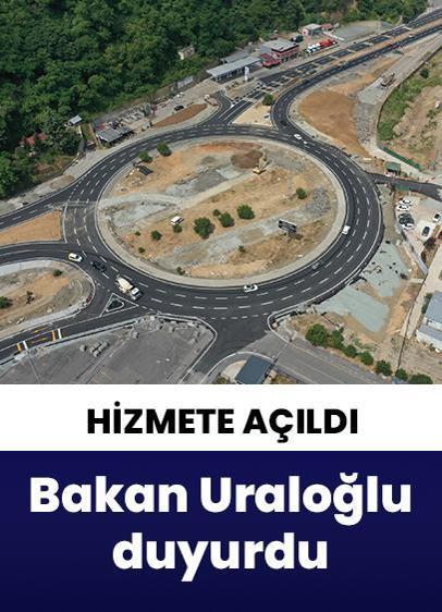 Bakan Uraloğlu, Trabzon Şehir Hastanesi Kavşağı'nın trafiğe açıldığını duyurdu!