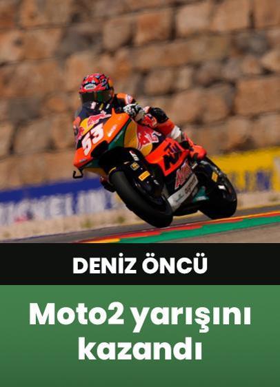Deniz Öncü, Almanya'da Moto2 kariyerindeki ikinci yarışını kazandı!