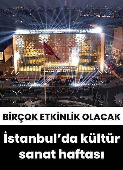 İstanbul, birçok kültür sanat etkinliğine ev sahipliği yapacak!