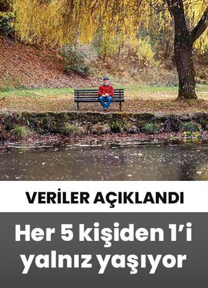 Almanya'da her 5 kişiden birinin tek başına yaşadığı bildirildi!