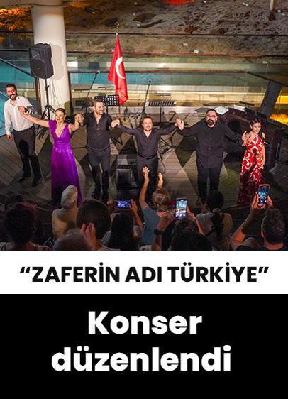 Antalya DOB, "Zaferin Adı Türkiye" konseri düzenledi!