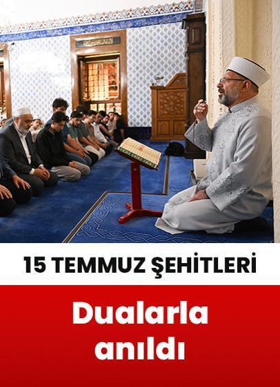 Diyanet İşleri Başkanı Ali Erbaş, 15 Temmuz şehitleri için dua etti!