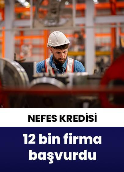 Nefes kredisine 12 bin firma başvuru yaptı!