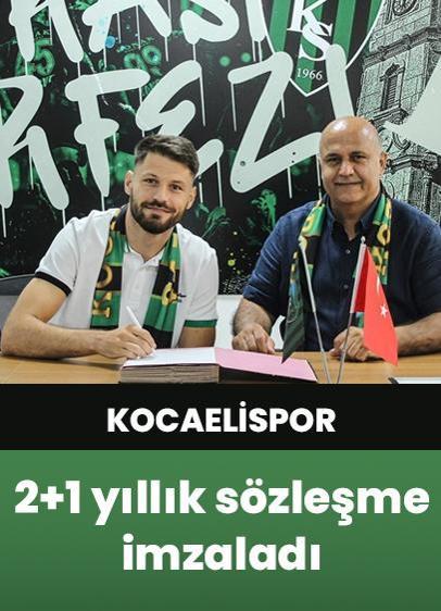 Kocaelispor, Bruno Petkovic ile 2+1 yıllık sözleşme imzaladı