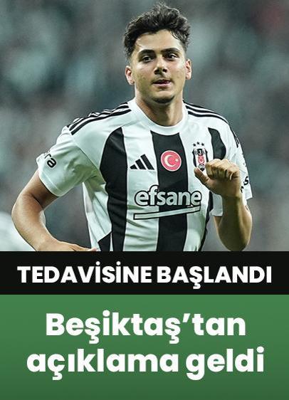 Beşiktaş'tan "sakatlık" açıklaması: 'Tedavisine başlandı'