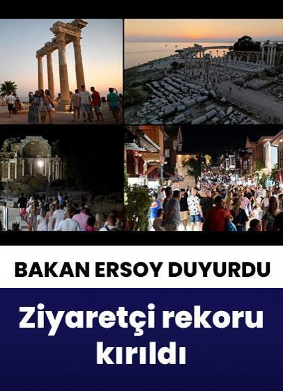 Antalya, temmuz ayında ziyaretçi rekoru kırdı!