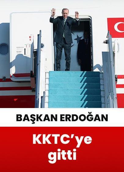 Cumhurbaşkanı Erdoğan, KKTC'ye gitti