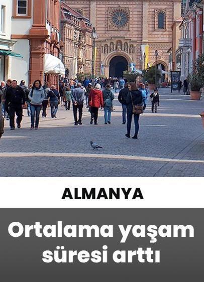 Almanya'da ortalama yaşam süresi artış gösterdi!