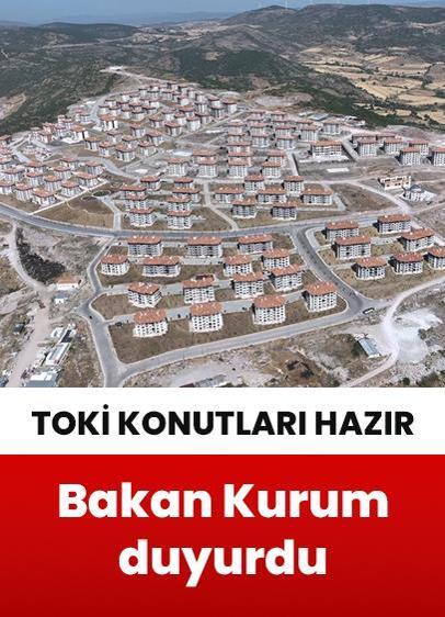 Bakan Kurum, yapımı tamamlanan TOKİ konutlarına dair paylaşımda bulundu