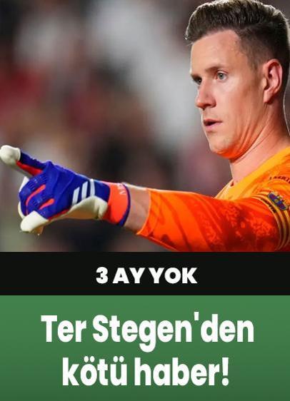 Marc-Andre ter Stegen'den kötü haber! 3 ay yok