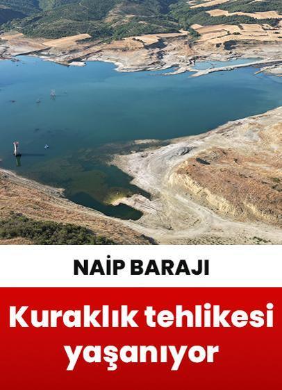 Naip Barajı'nda kuraklık tehlikesi! Doluluk oranı yüzde 2'nin altına düştü