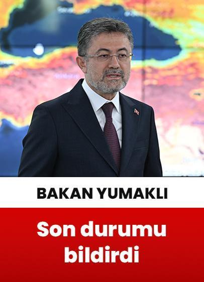 Bakan Yumaklı: Bursa dışındaki bütün yangınlar kontrol altına alındı