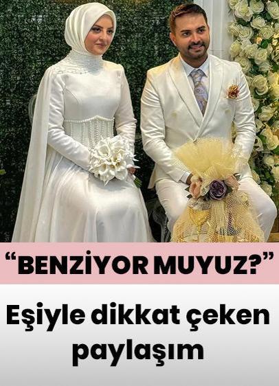 Kadir Ezildi'den eşiyle dikkat çeken paylaşım: “Benziyor muyuz?”