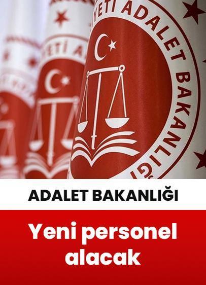 Adalet Bakanlığı 5 bin yeni personel alacak!