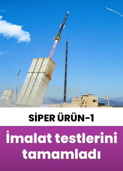 SİPER Ürün-1 imalat testlerini başarıyla tamamladı!